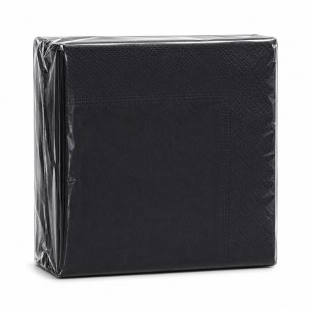 Plain Black Napkin 33*33 cm