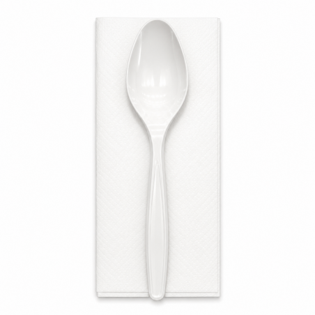 Spoon with Napkin * 25 pcs