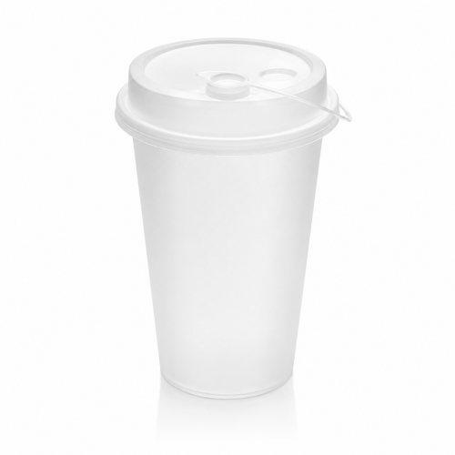 Frosted Plastic Cups 16 oz,...