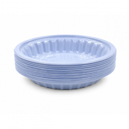 Oval Plastic Plate 0.5 * 50 pcs