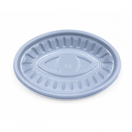Oval Plastic Plate 0.5 * 50 pcs