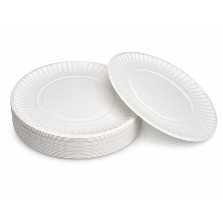 Round Carton American Plate 9 inch * 100 pcs