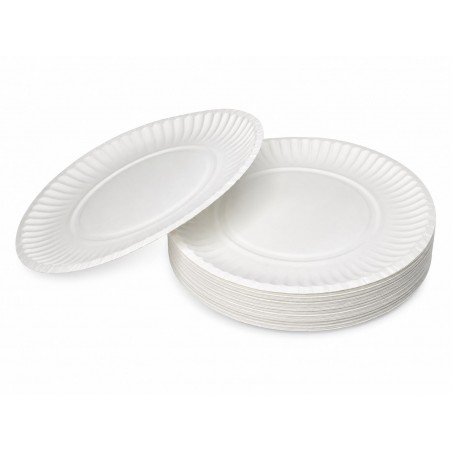 Round Carton American Plate 7 inch * 100 pcs