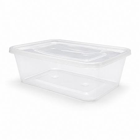 Transparent Microwave Container 750 CC * 10 pcs
