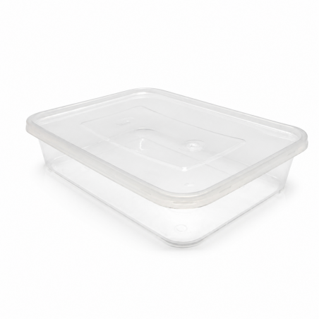 Transparent Microwave Container 500 CC* 10 pcs