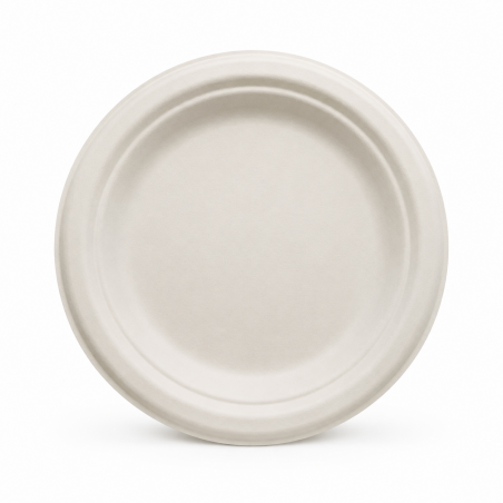 Biodegradable Round Plate No. 18 * 20 pcs