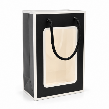 Glass Bottle Bag S with Window