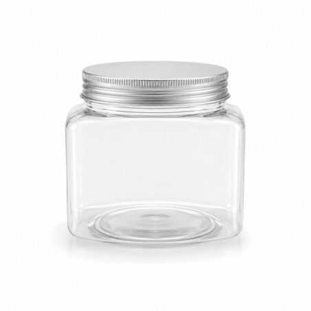 Plastic Jar 300 ML Squared