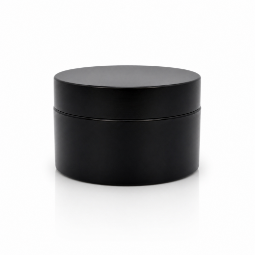 Black Plastic Jar 200 ML