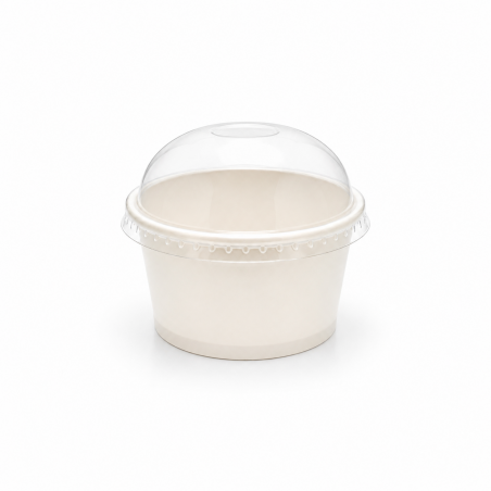 Paper Ice Cream Cups 4 oz with Lid * 50 pcs