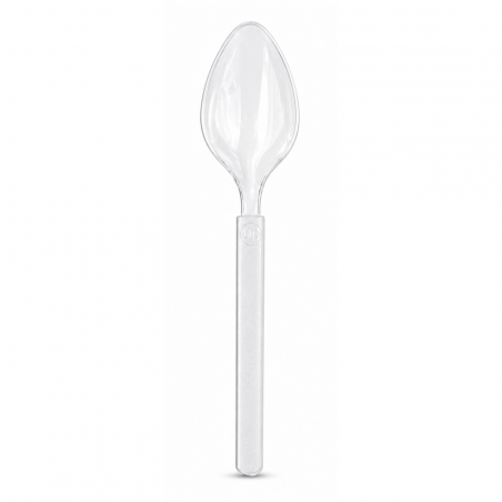 Thick Transparent Plastic Spoons * 50 pcs HD