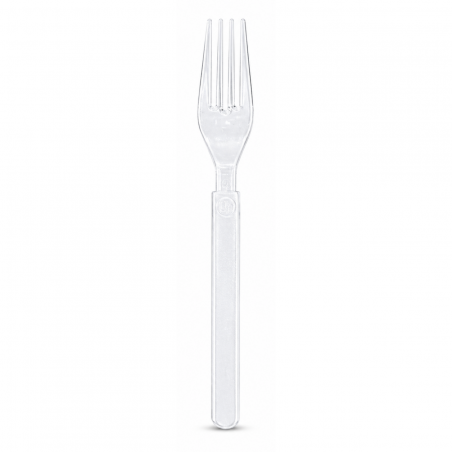 Thick Transparent Plastic Forks * 50 pcs HD